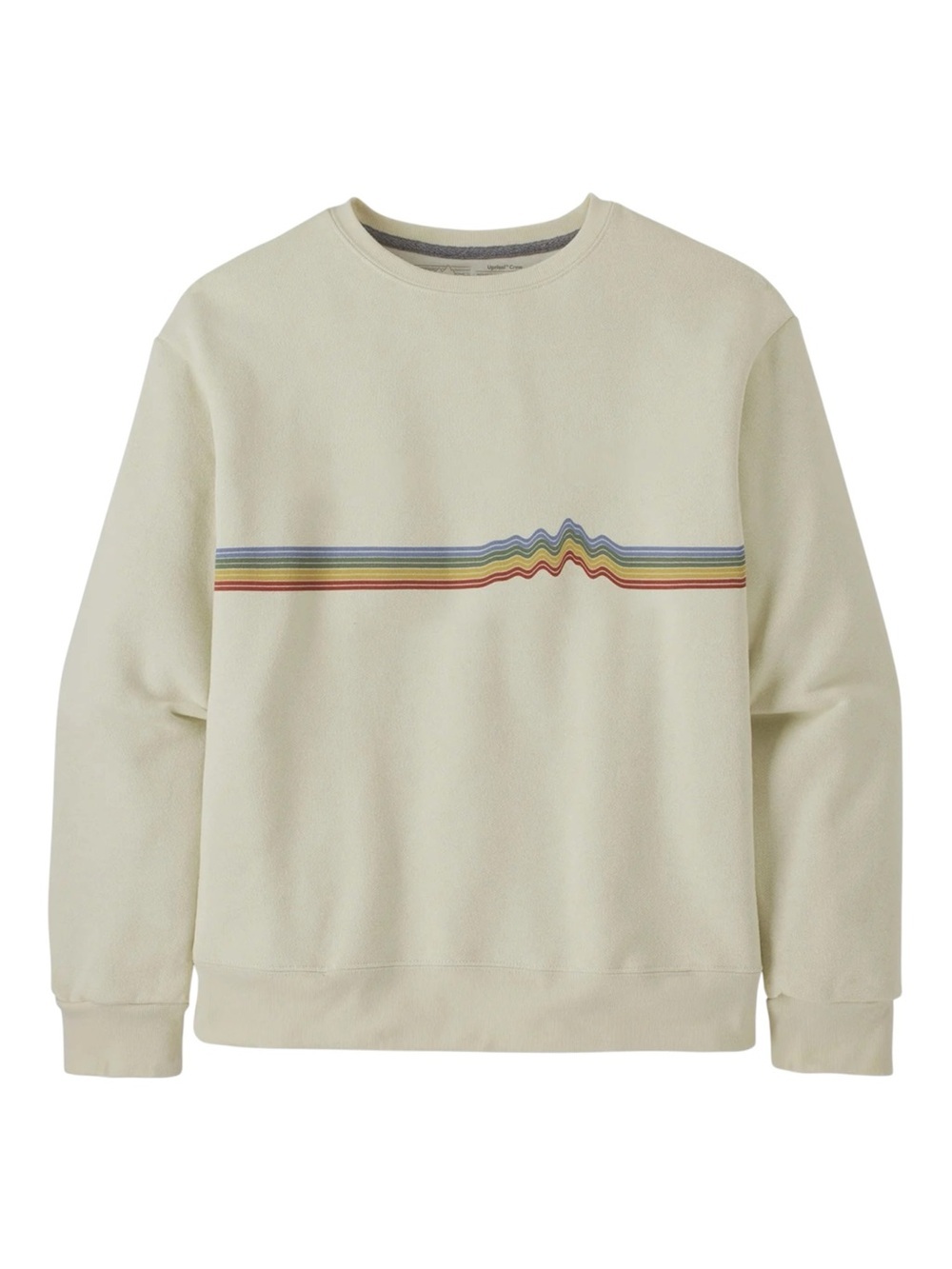 Patagonia Ridge Rise Stripe Uprisal Crew Cream Boxy Sweatshirt